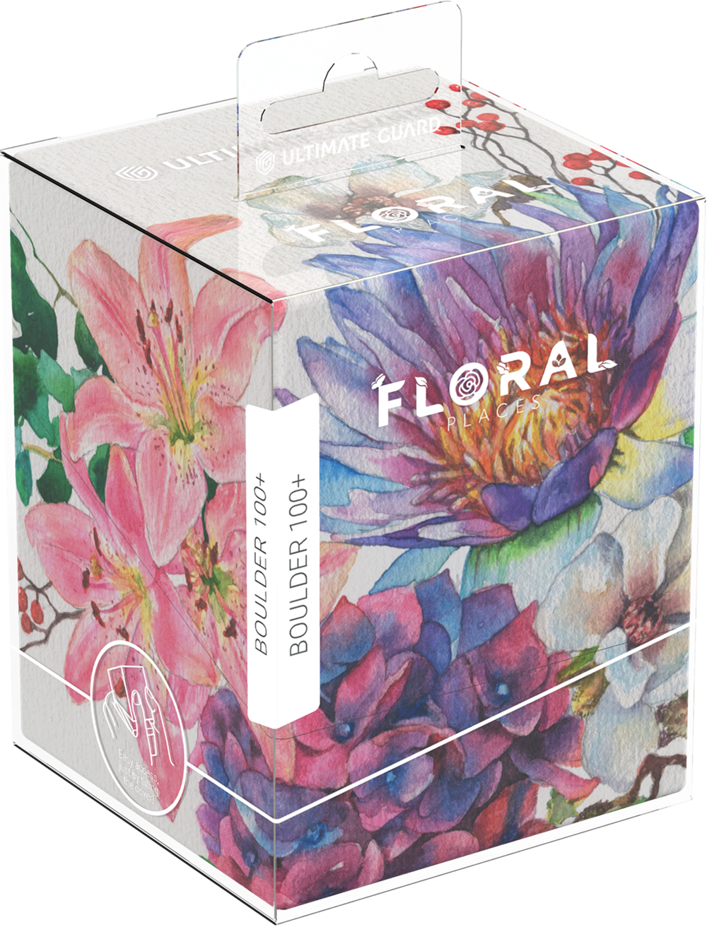 UG Boulder 100+ Deck Case - Floral Places - Lotus Blossom