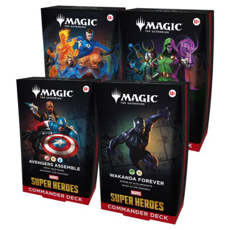 PREORDER - MTG - Marvel Super Heroes - Commander - Display