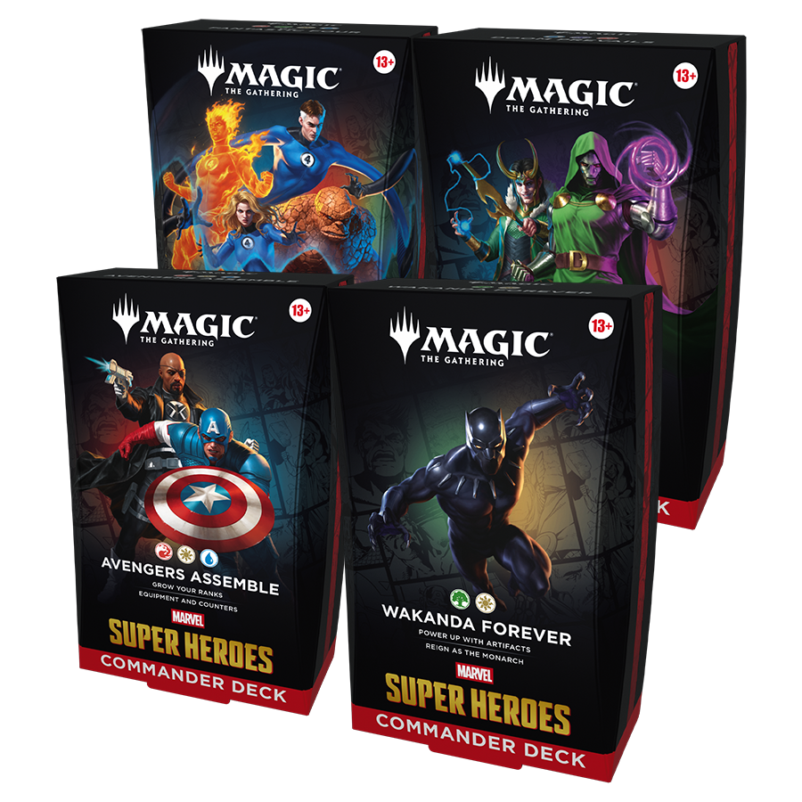 PREORDER - MTG - Marvel Super Heroes - Commander - Display