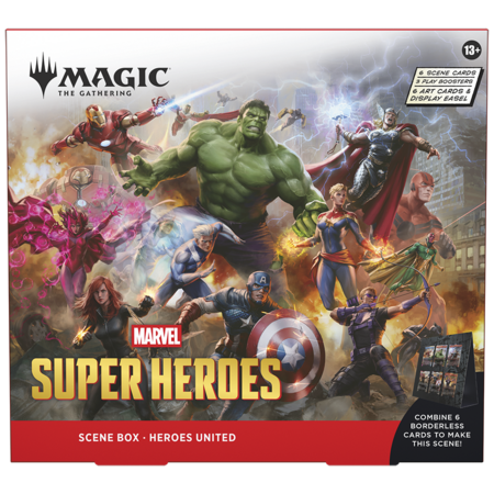 PREORDER - MTG - Marvel Super Heroes - Scene Box - Heroes United