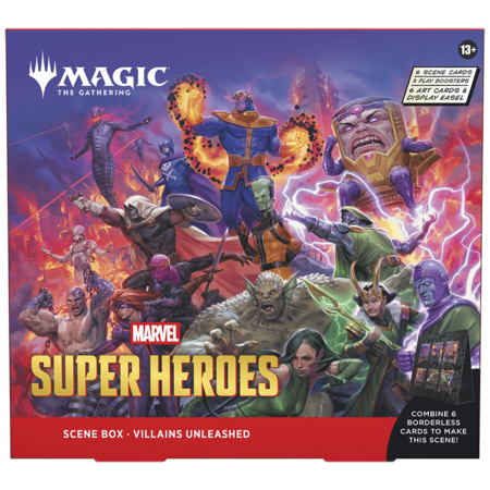 PREORDER - MTG - Marvel Super Heroes - Scene Box - Villains Unleashed