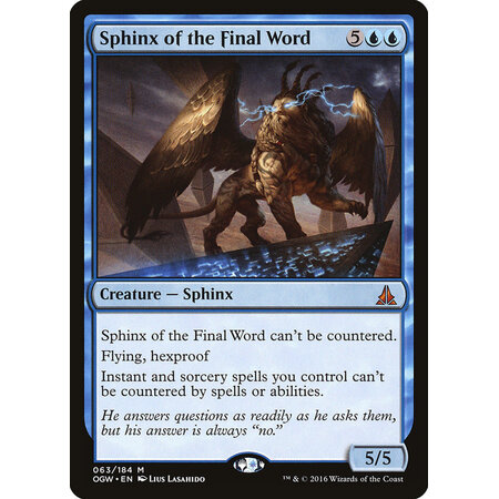 Sphinx of the Final Word