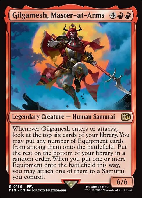 Gilgamesh, Master-at-Arms