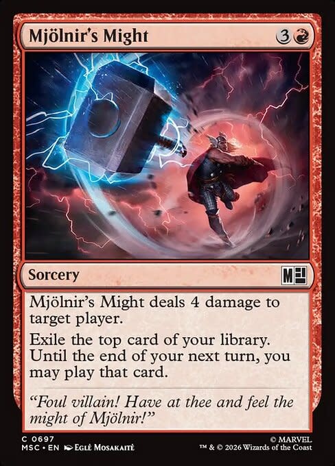Mjolnir's Might - Foil