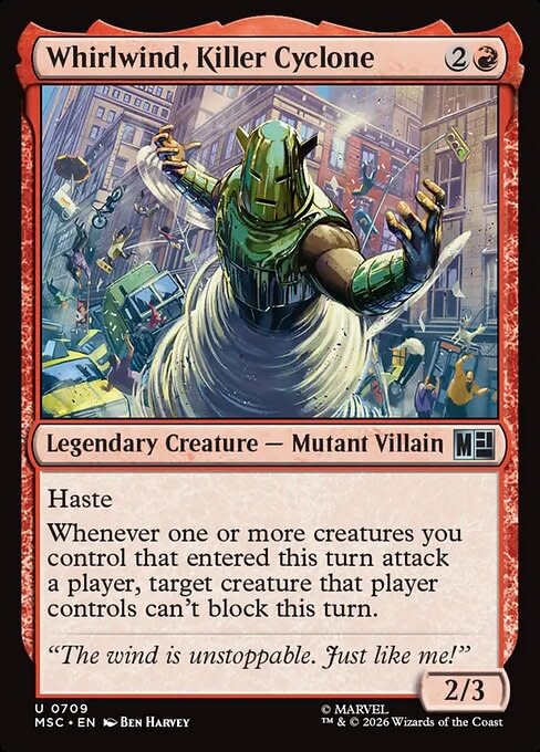 Whirlwind, Killer Cyclone - Foil
