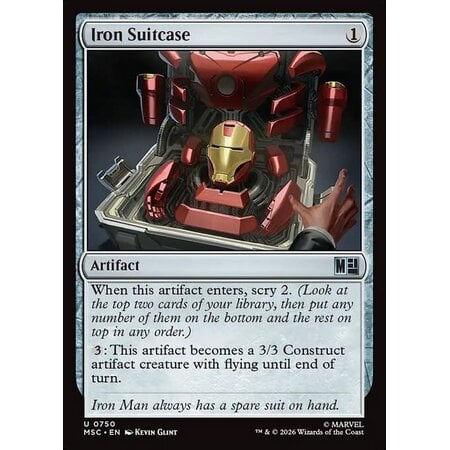 Iron Suitcase - Foil