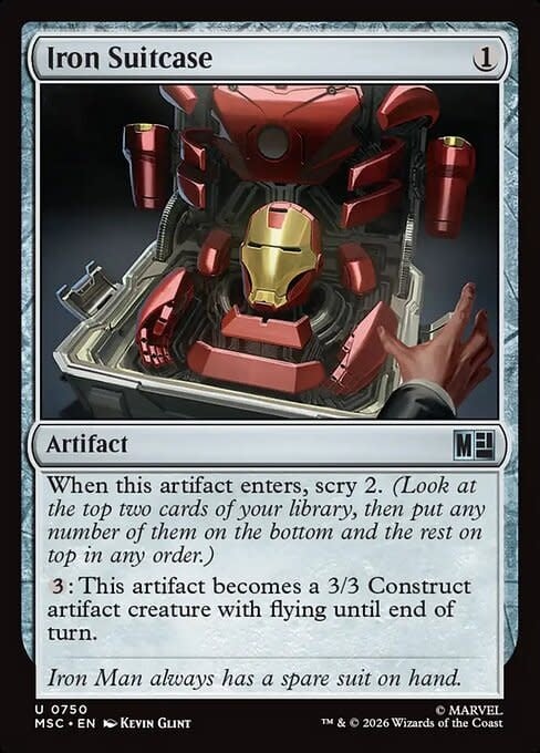 Iron Suitcase - Foil