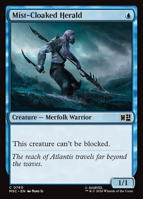 Mist-Cloaked Herald - Foil