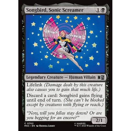 Songbird, Sonic Screamer - Foil