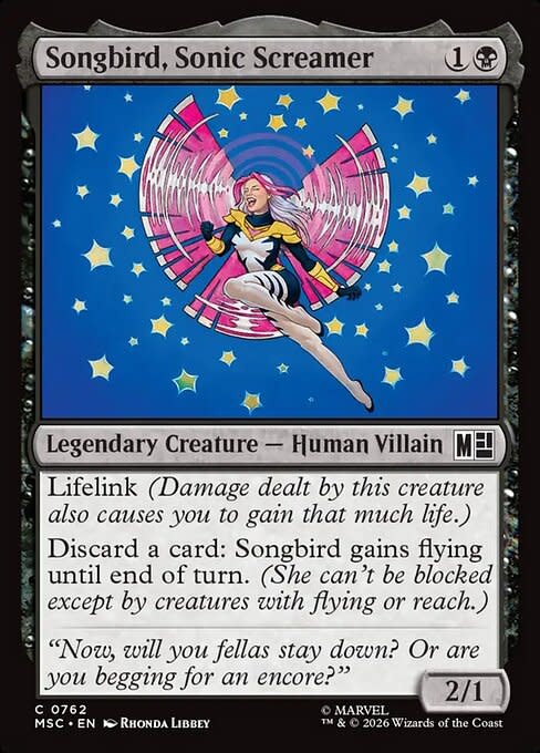 Songbird, Sonic Screamer - Foil