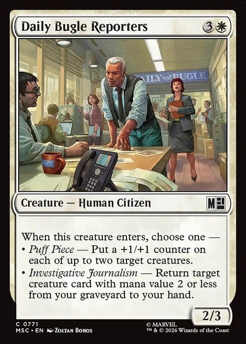 Daily Bugle Reporters - Foil