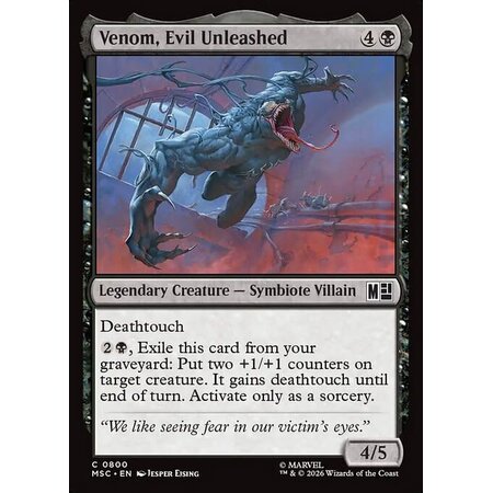 Venom, Evil Unleashed - Foil