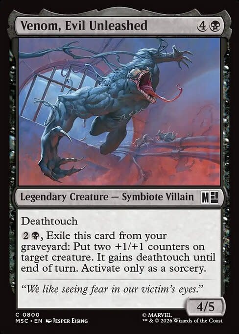 Venom, Evil Unleashed - Foil