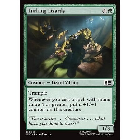 Lurking Lizards - Foil