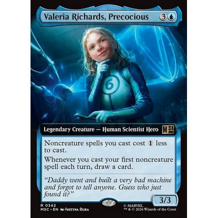 Valeria Richards, Precocious