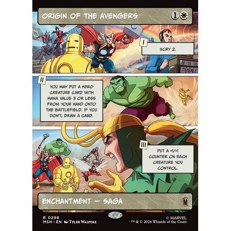 Origin of the Avengers - Foil