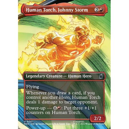 Human Torch, Johnny Storm - Foil