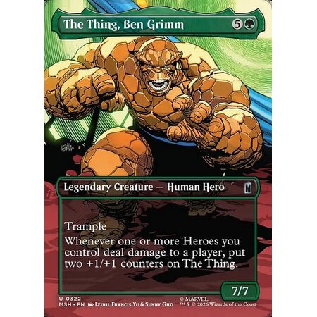 The Thing, Ben Grimm - Foil