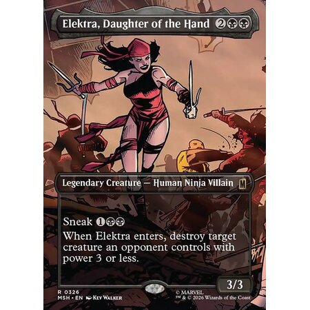 Elektra, Daughter of the Hand - Foil