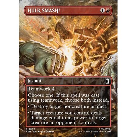 HULK SMASH! - Foil