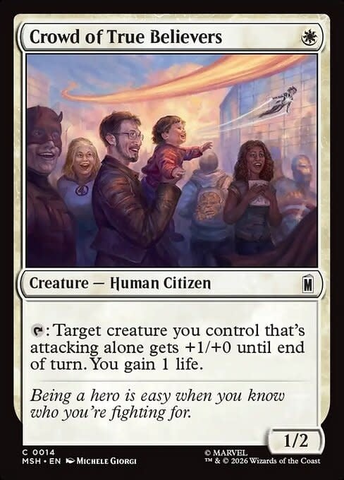 Crowd of True Believers - Foil