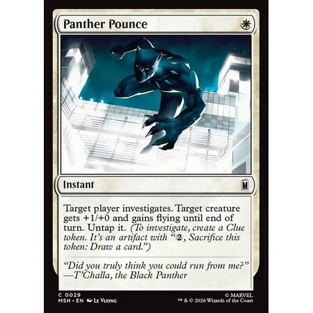 Panther Pounce - Foil