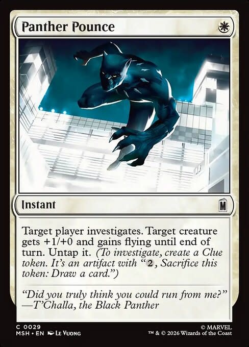 Panther Pounce - Foil