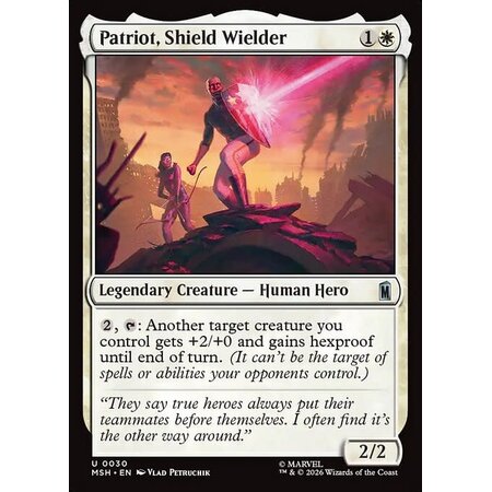 Patriot, Shield Wielder - Foil