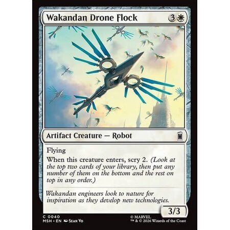 Wakandan Drone Flock - Foil