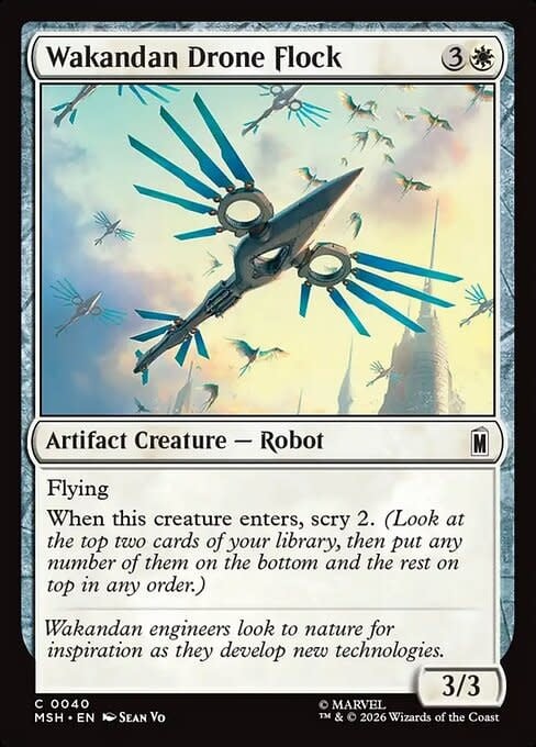 Wakandan Drone Flock - Foil