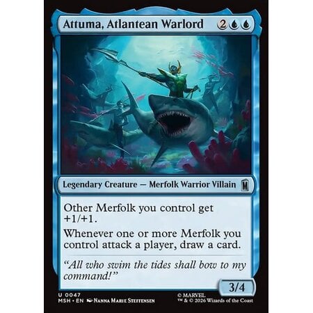 Attuma, Atlantean Warlord - Foil