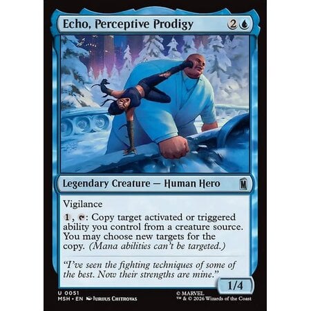 Echo, Perceptive Prodigy - Foil
