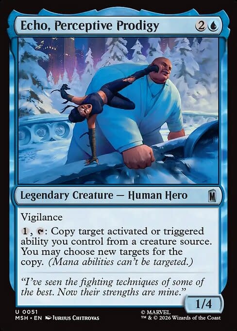 Echo, Perceptive Prodigy - Foil