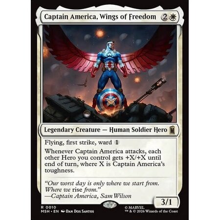 Captain America, Wings of Freedom - Foil
