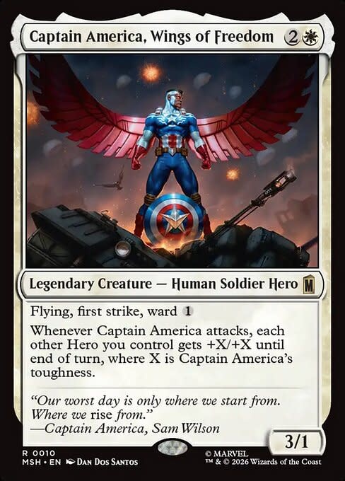 Captain America, Wings of Freedom - Foil