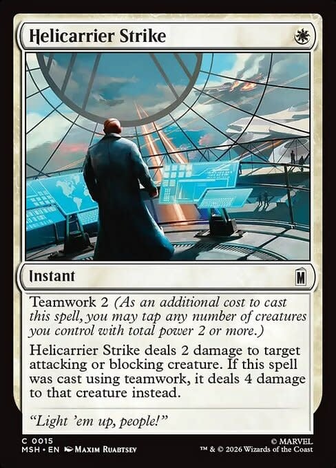 Helicarrier Strike - Foil