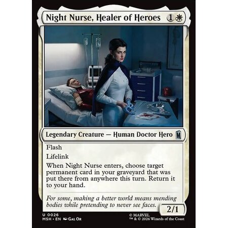Night Nurse, Healer of Heroes - Foil
