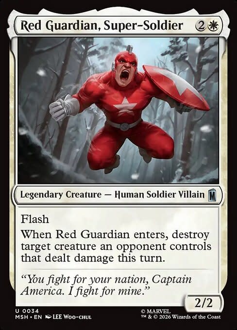 Red Guardian, Super-Soldier - Foil
