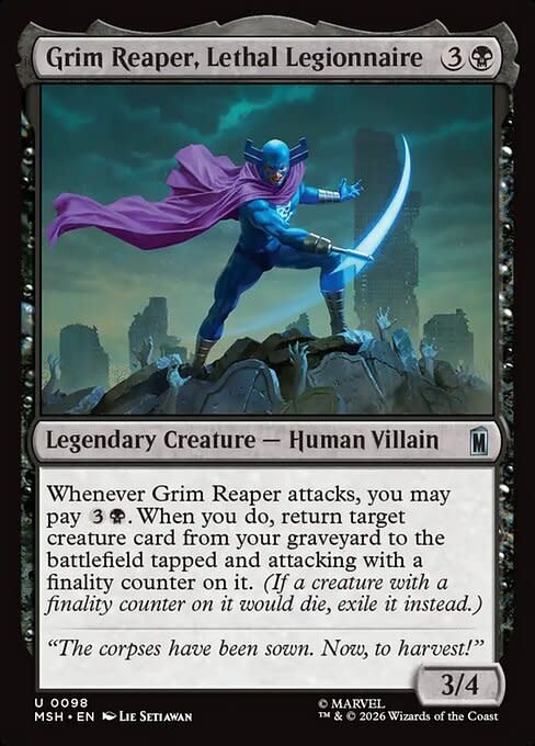Grim Reaper, Lethal Legionnaire - Foil