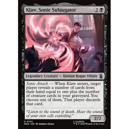 Klaw, Sonic Subjugator - Foil