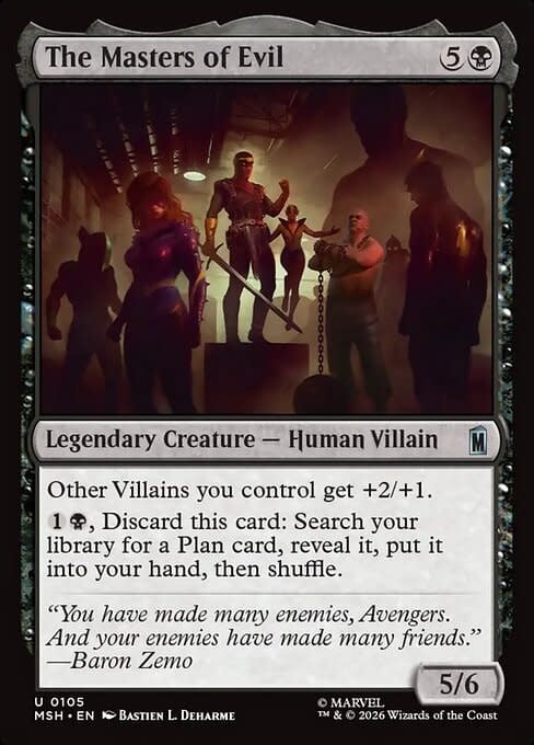The Masters of Evil - Foil