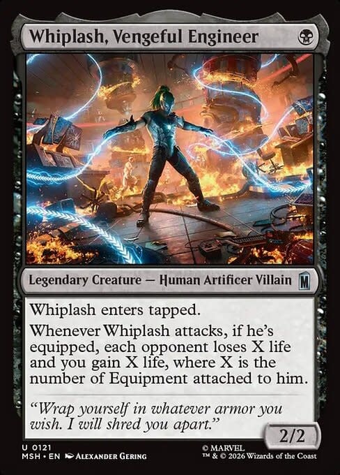 Whiplash, Vengeful Engineer - Foil