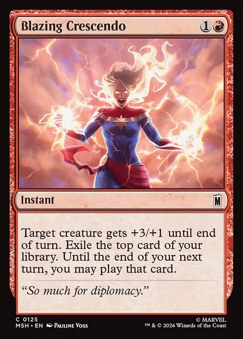 Blazing Crescendo - Foil