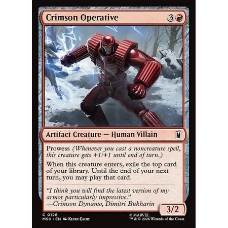 Crimson Operative - Foil
