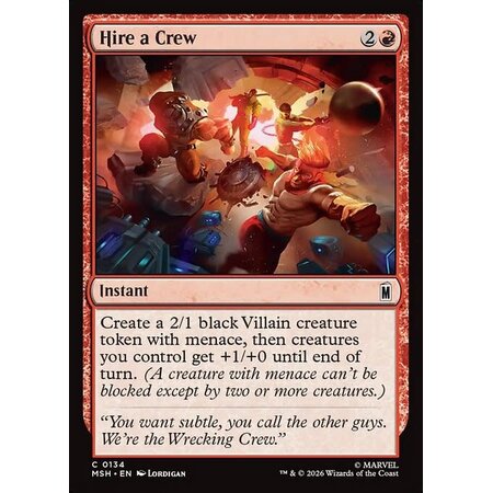 Hire a Crew - Foil