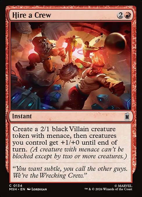 Hire a Crew - Foil