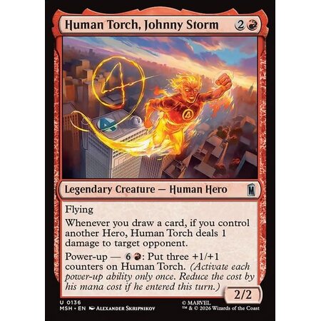 Human Torch, Johnny Storm - Foil