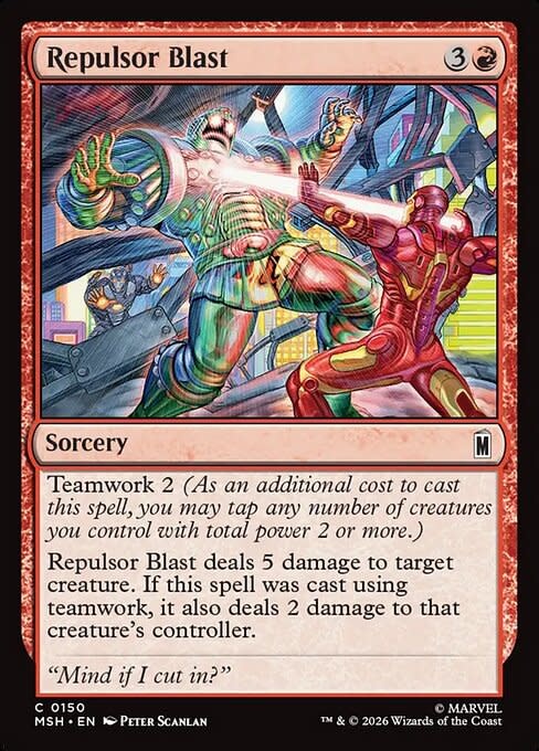 Repulsor Blast - Foil