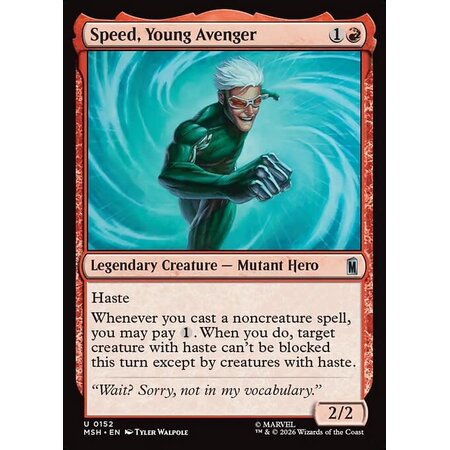 Speed, Young Avenger - Foil