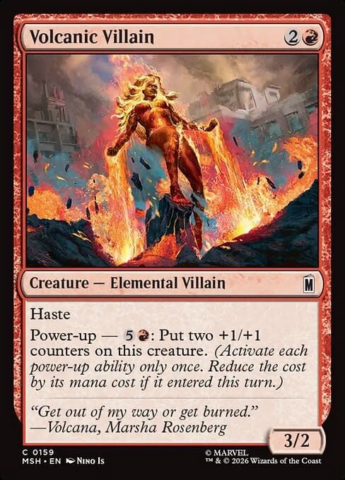 Volcanic Villain - Foil